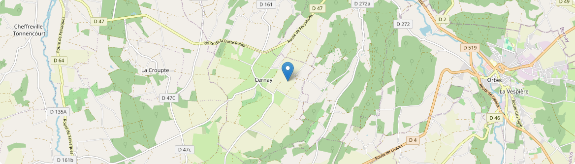 Cernay - Carte
