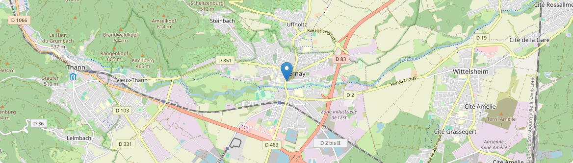 Cernay - Carte