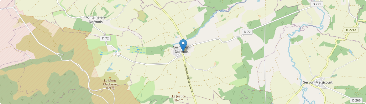 Cernay-en-Dormois - Carte