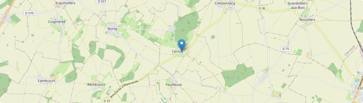 Cernoy - Carte