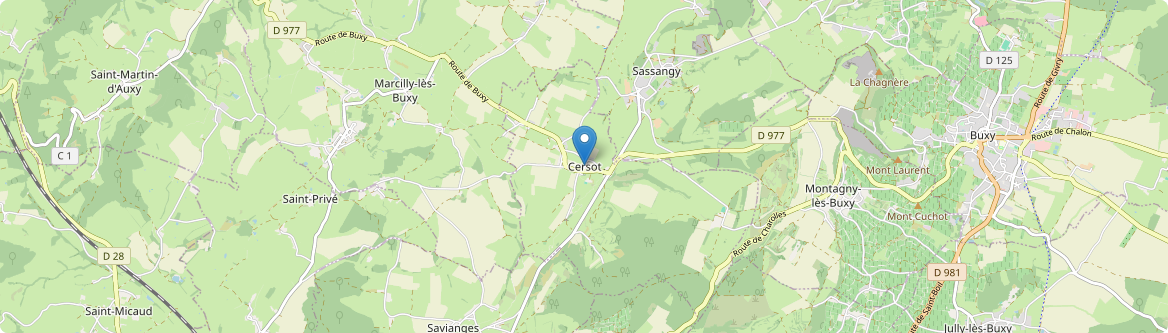 Cersot - Carte