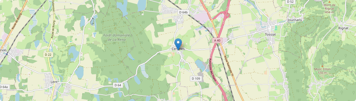 Certines - Carte