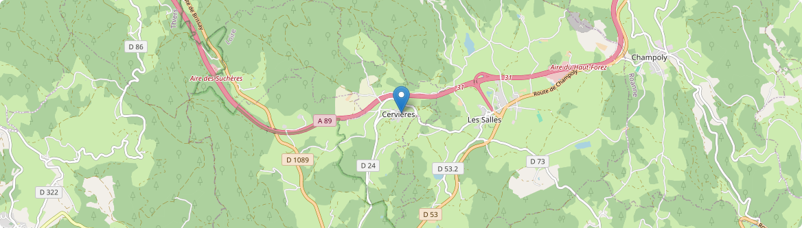 Cervières - Carte