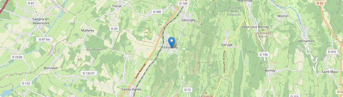 Cesancey - Carte