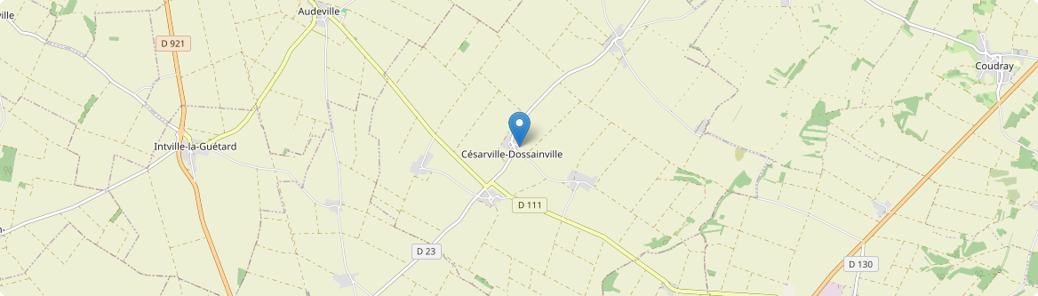 Césarville-Dossainville - Carte
