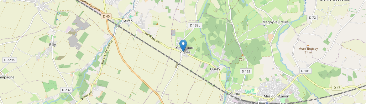 Cesny-aux-Vignes - Carte