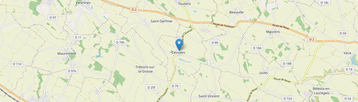 Cessales - Carte