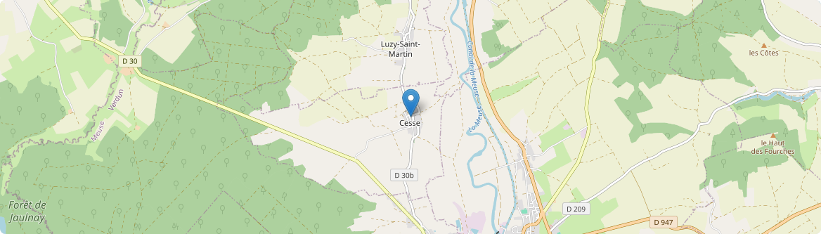 Cesse - Carte