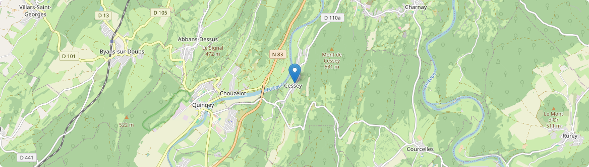 Cessey - Carte