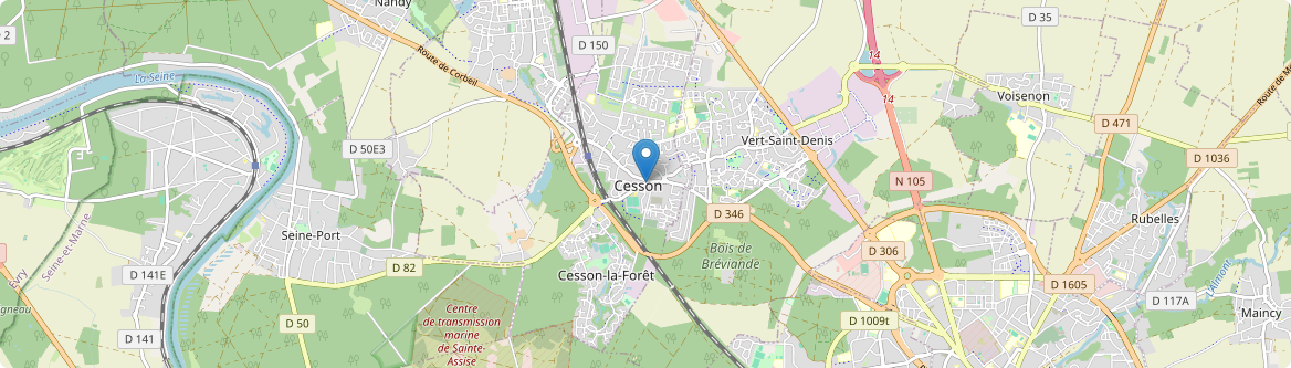 Cesson - Carte