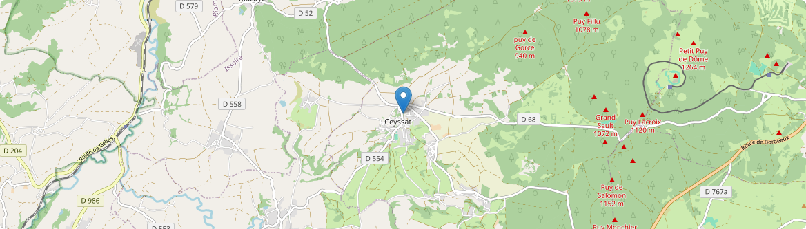 Ceyssat - Carte