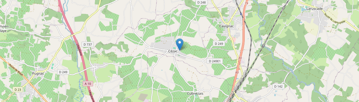 Cézac - Carte