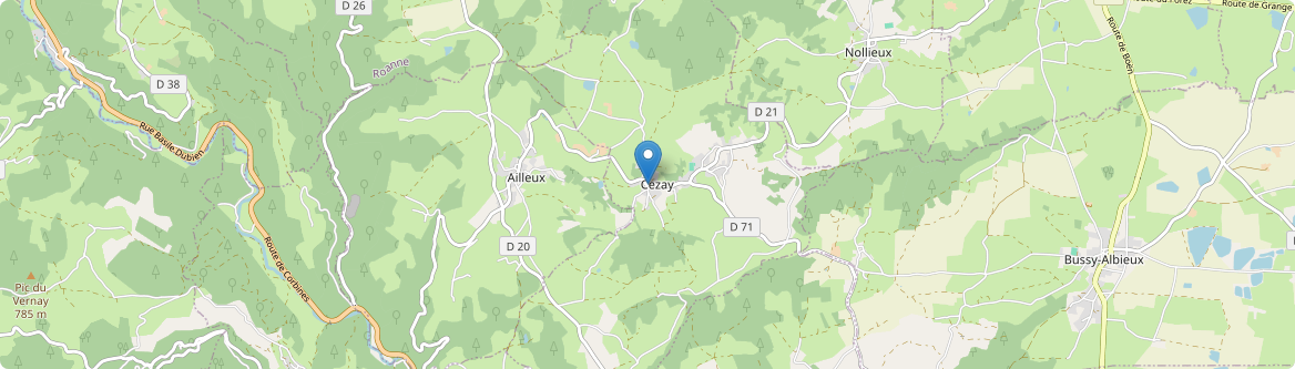 Cezay - Carte