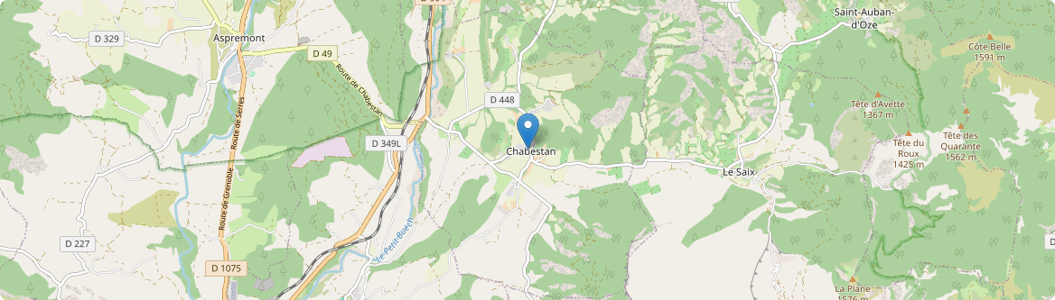 Chabestan - Carte