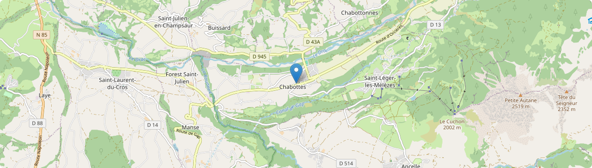 Chabottes - Carte