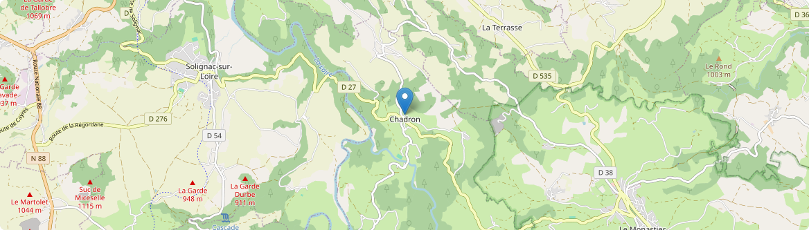 Chadron - Carte