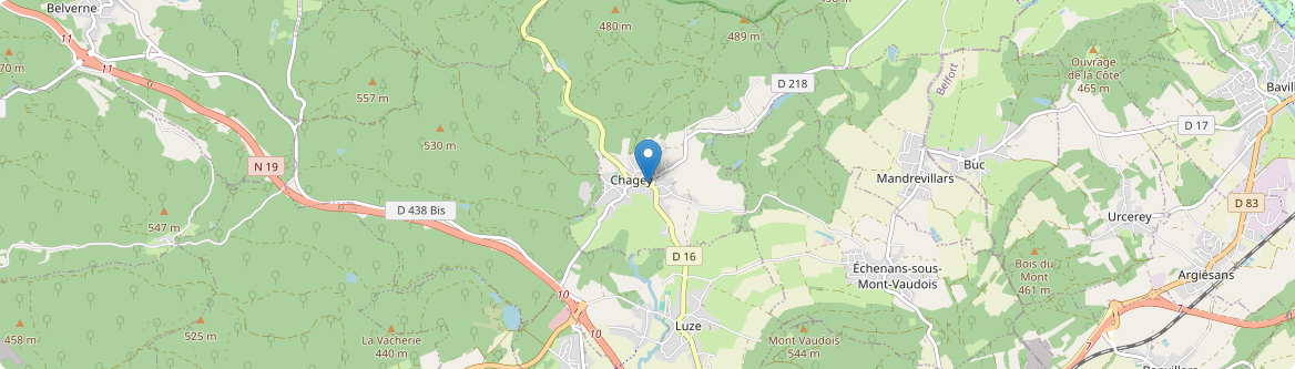 Chagey - Carte