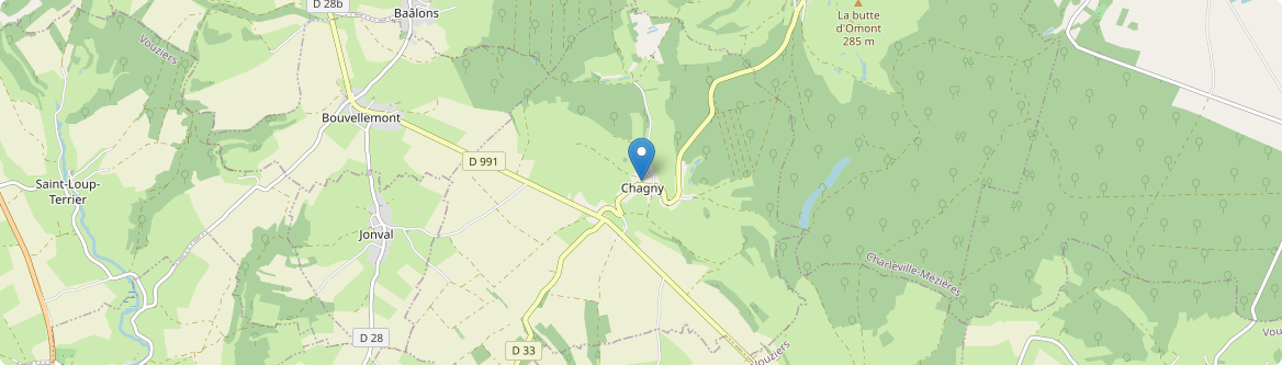 Chagny - Carte