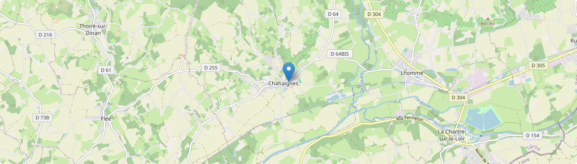 Chahaignes - Carte