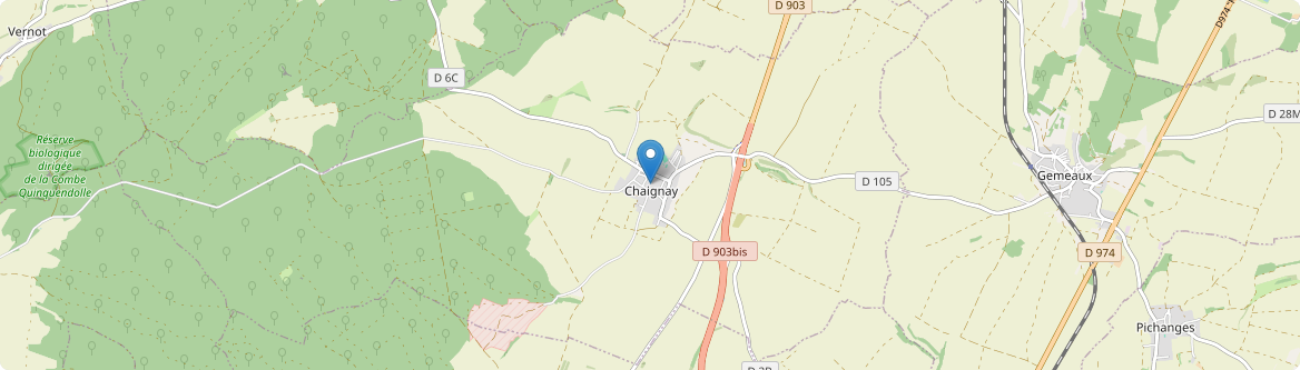 Chaignay - Carte