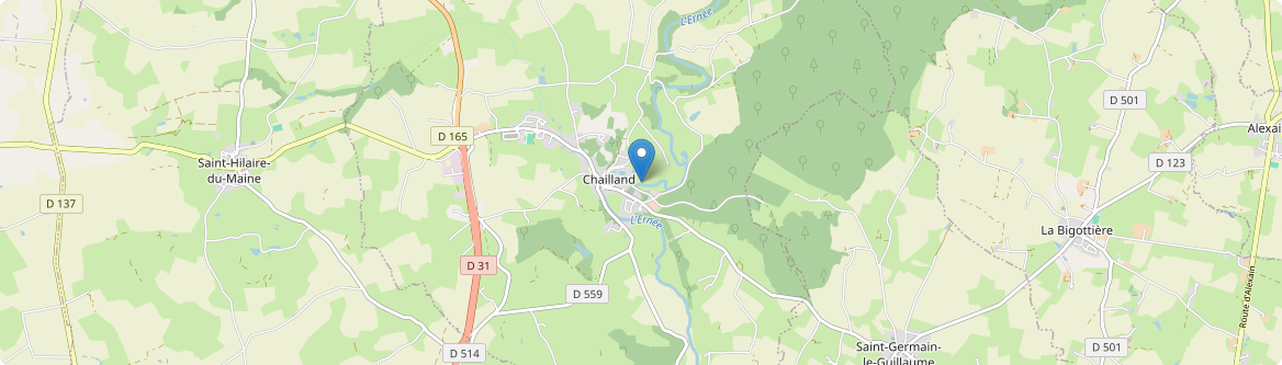 Chailland - Carte