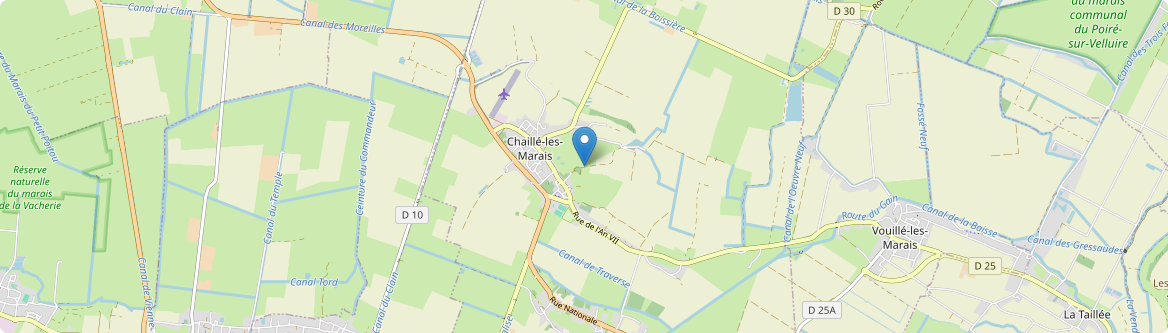 Chaillé-les-Marais - Carte