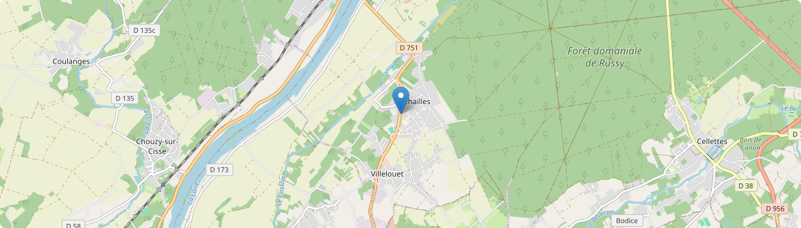 Chailles - Carte