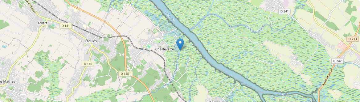 Chaillevette - Carte