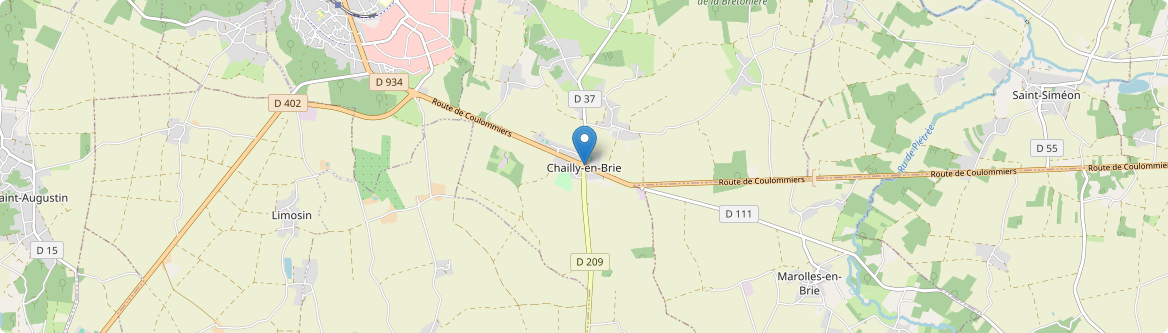 Chailly-en-Brie - Carte