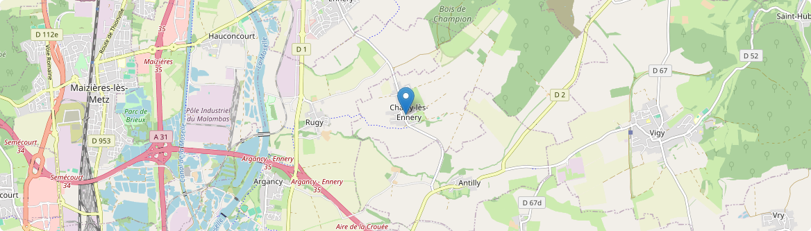 Chailly-lès-Ennery - Carte
