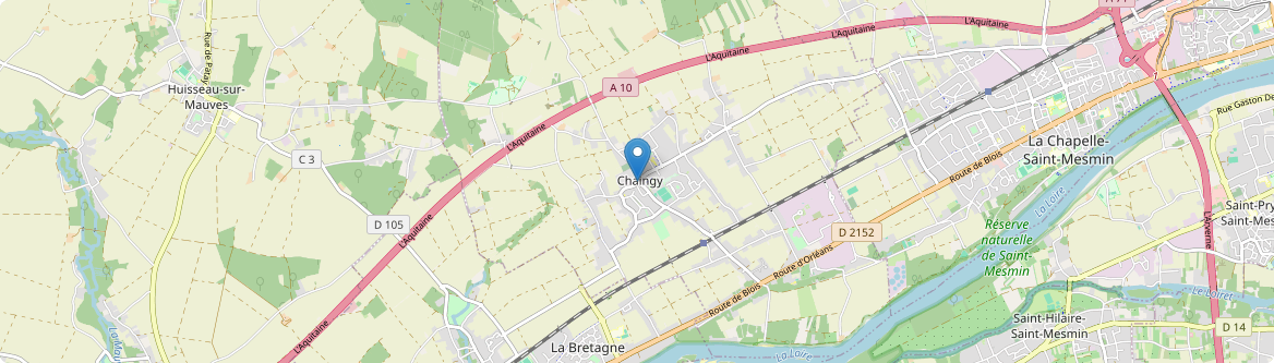 Chaingy - Carte