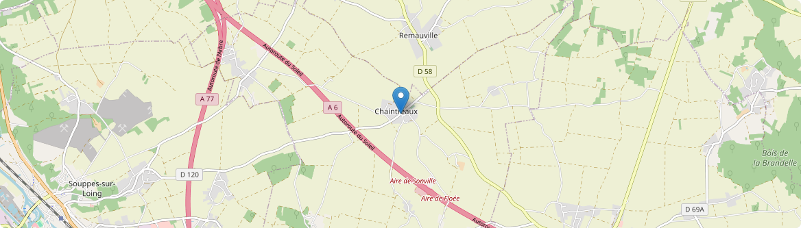 Chaintreaux - Carte