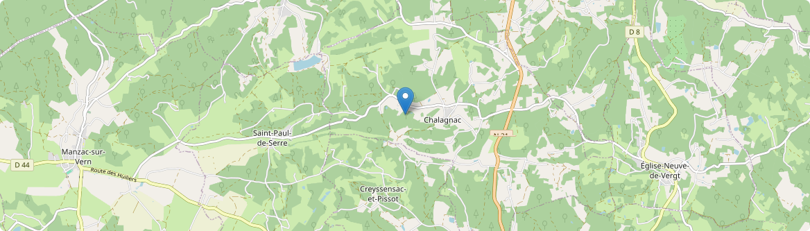 Chalagnac - Carte