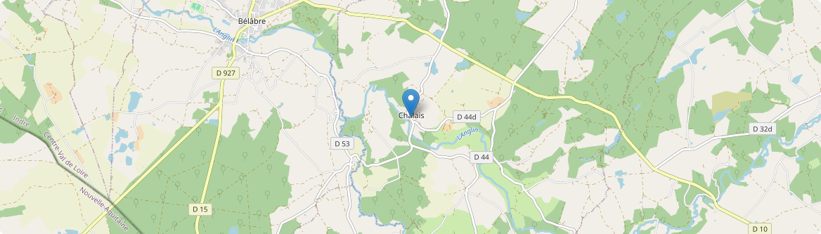 Chalais - Carte