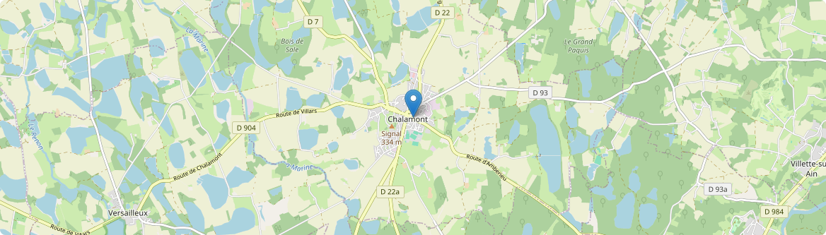 Chalamont - Carte