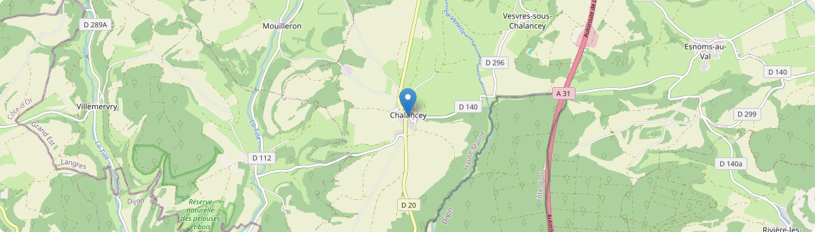 Chalancey - Carte
