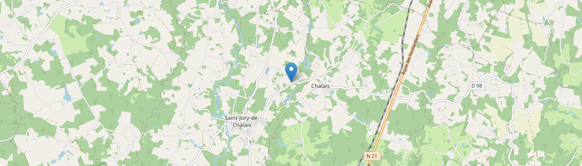 Chalais - Carte
