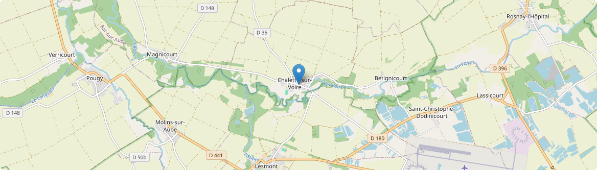 Chalette-sur-Voire - Carte