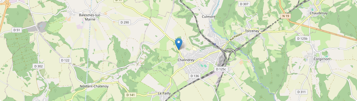 Chalindrey - Carte