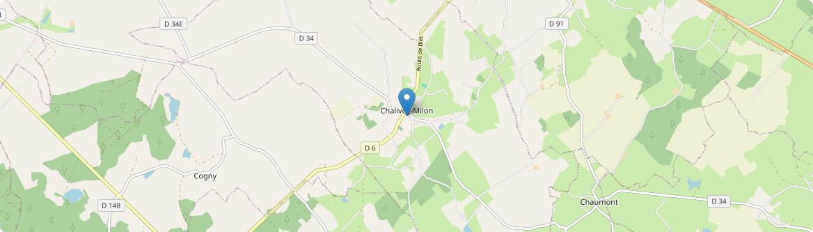 Chalivoy-Milon - Carte