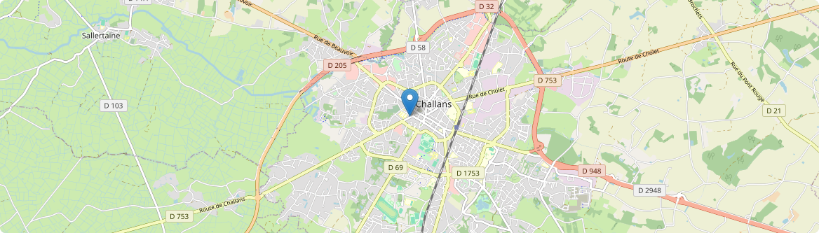 Challans - Carte