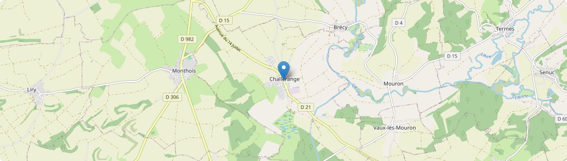 Challerange - Carte