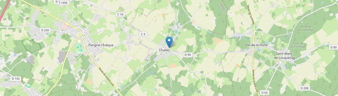 Challes - Carte