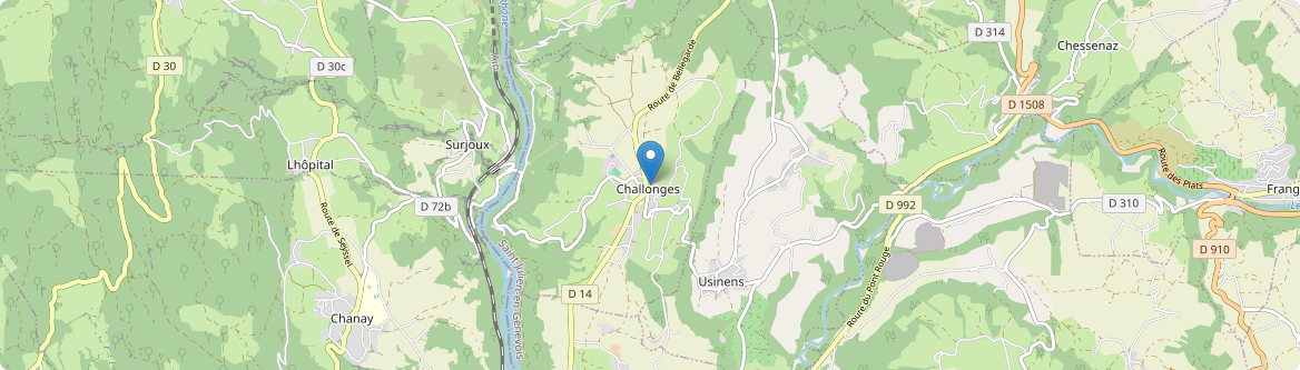 Challonges - Carte