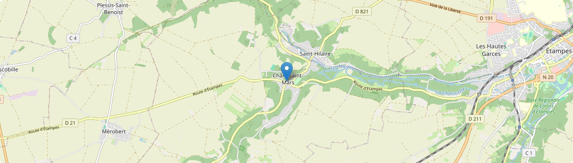 Chalo-Saint-Mars - Carte