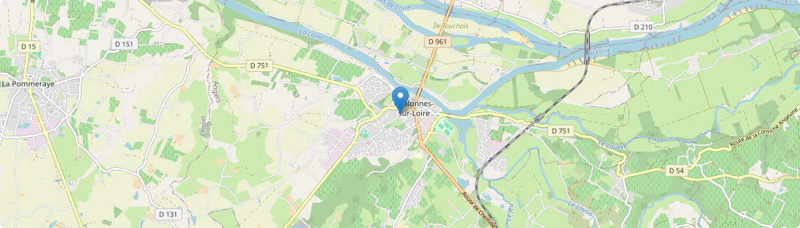 Chalonnes-sur-Loire - Carte