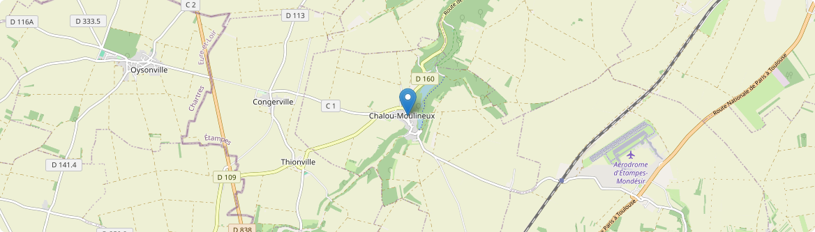 Chalou-Moulineux - Carte