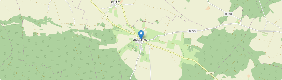 Chalvraines - Carte
