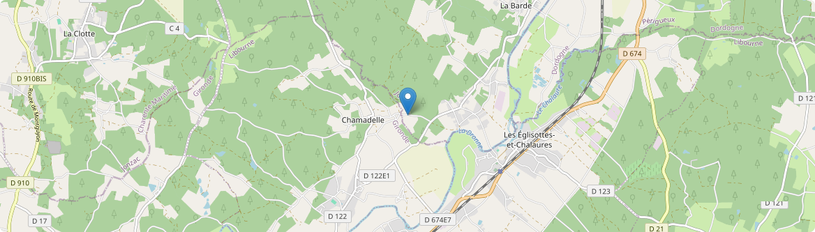 Chamadelle - Carte