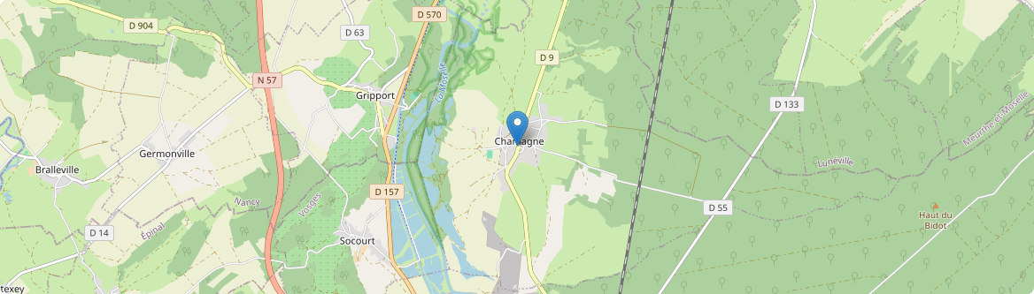Chamagne - Carte